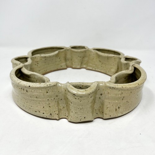 Candle holder pottery art - candle,