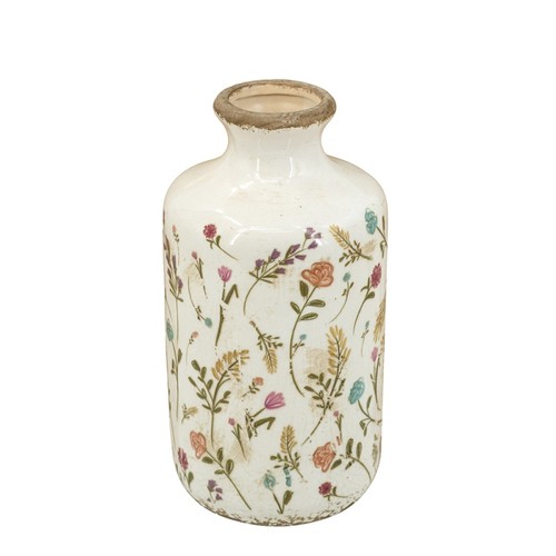 Ceramic cylinder vase - ceramic, with