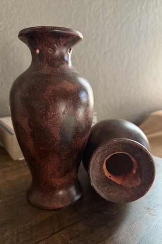 Vintage dark brown ceramic - dark,