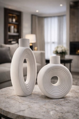 Pair decorative vases - pair,