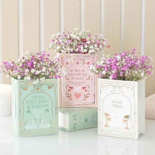 Book shaped vase - shaped,