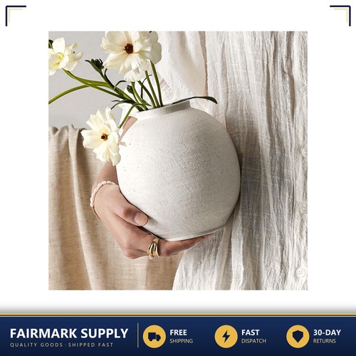 Small white ceramic vase 3 - white,