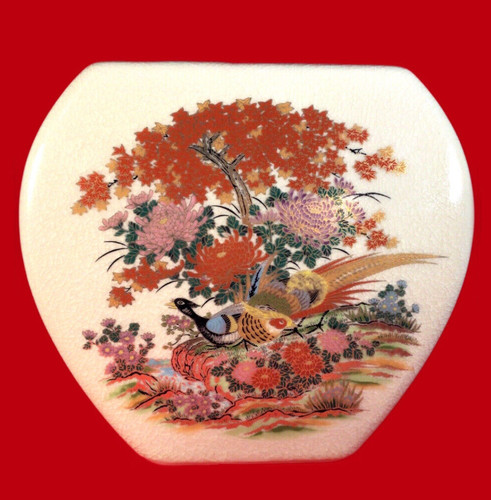 Peacock pillow vase - pillow, ming