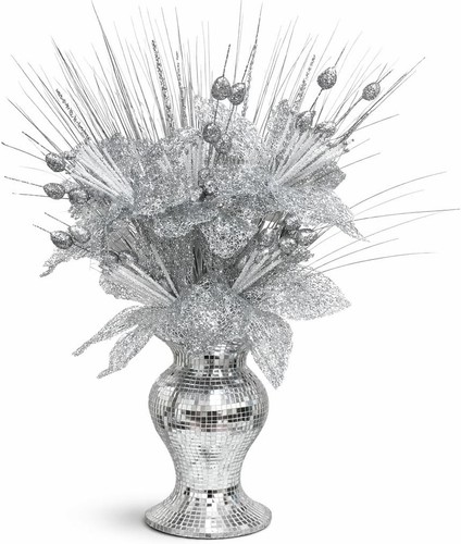 Silver romany vase with - romany,