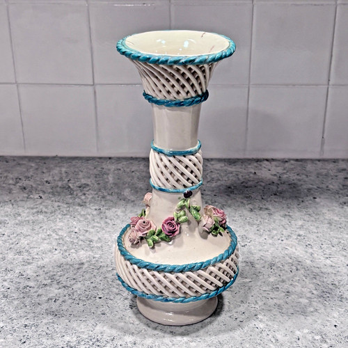 Vintage italy ceramic vase - vintage,