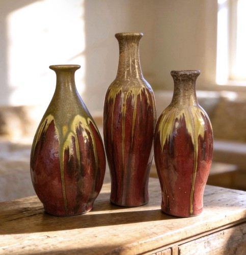 Vintage drip glaze ceramic - vintage,