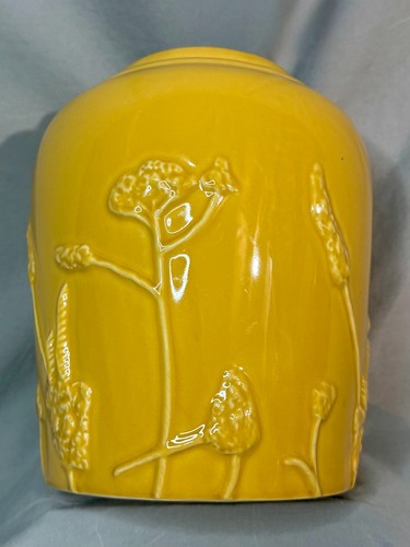 Contemporary yellow ceramic - yellow,
