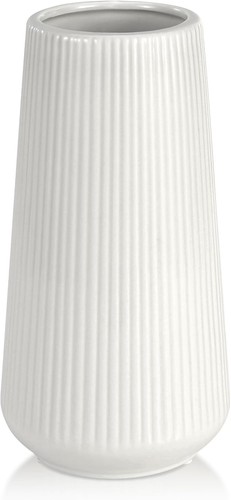 White ceramic vase small cute - white, vase,