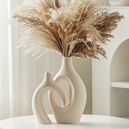Set ceramic vase boho - ceramic,