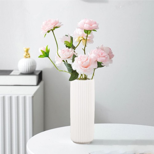 Modern white ceramic vase - -, 8