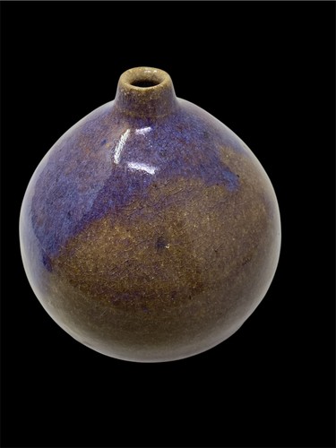 Studio art pottery bud vase - art,