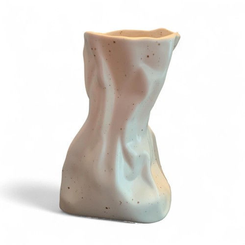 Modernist sculptural crinkled - sculptural,