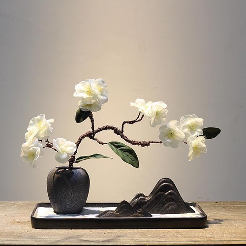 Modern ceramic vase zen dry - modern,