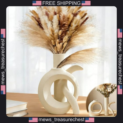 Ceramic vase set modern - vase,