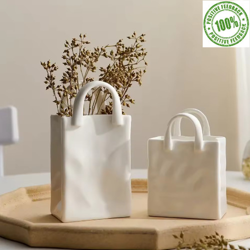 Modern decorative vase handbag - modern,