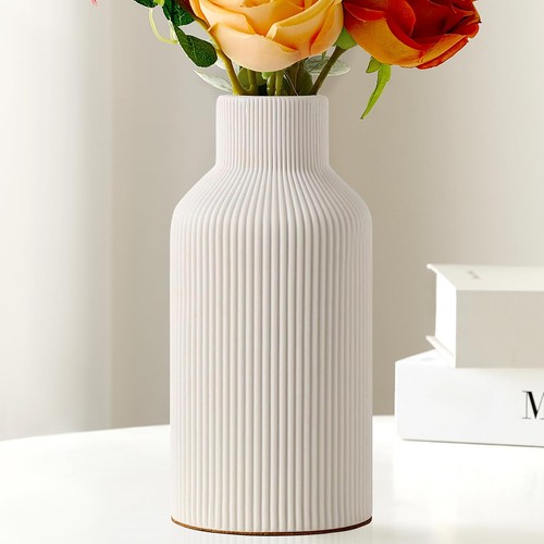 Mfacoy white ceramic - white, flower