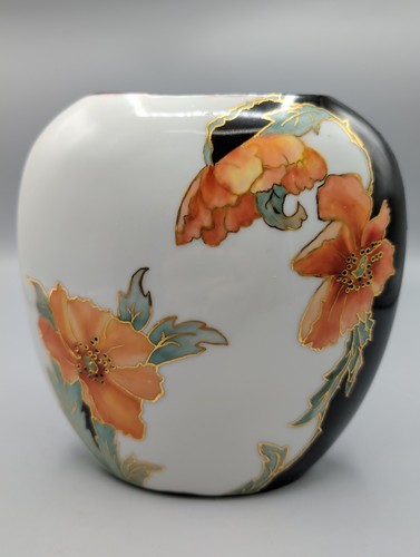 Poppy vtg mcm ceramic vase - poppy,