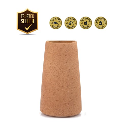 Elegant brown matte ceramic - brown,