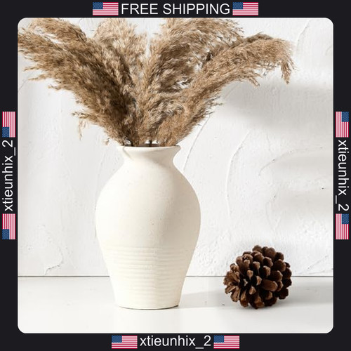 Ceramic farmhouse vase - ceramic,