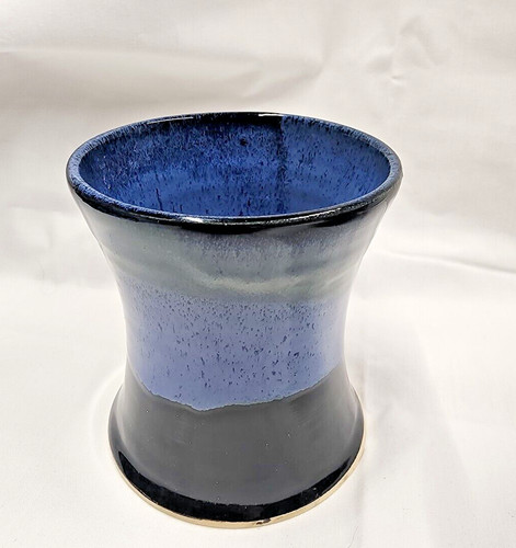 Studio art pottery blue - pottery,
