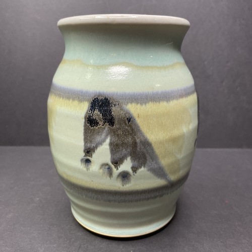 Vintage lakeside pottery vase - vintage,