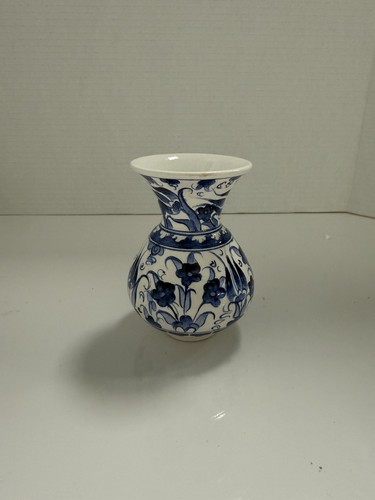 Vintage turkish ceramic vase - turkish,