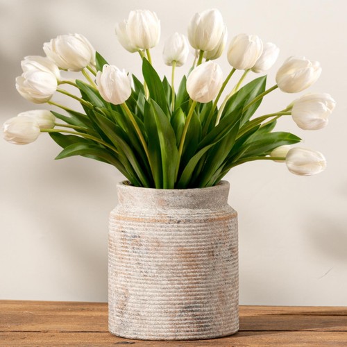 Ceramic flower vase - vase, 7.5