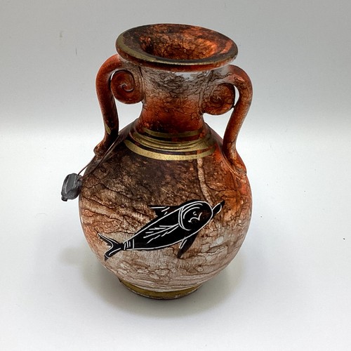 Vintage hand painted greek - hand-painted,