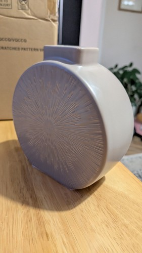 Round ceramic scratched - ceramic,