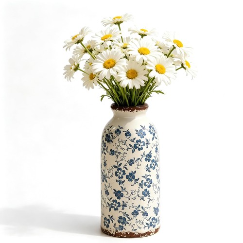 Blue vases crackle - vases, &