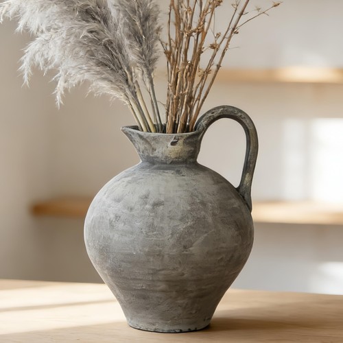 Vintage rustic ceramic - ceramic, vase