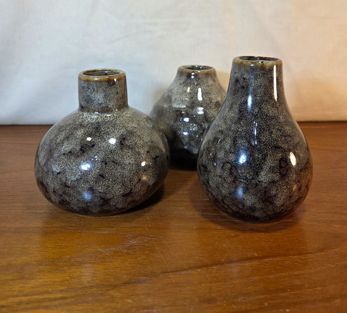 Set gray brown speckled - gray,