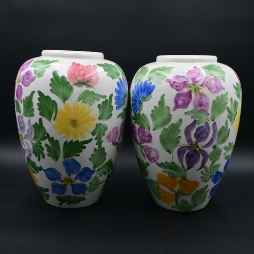 Hand painted floral ceramic - hand-painted,