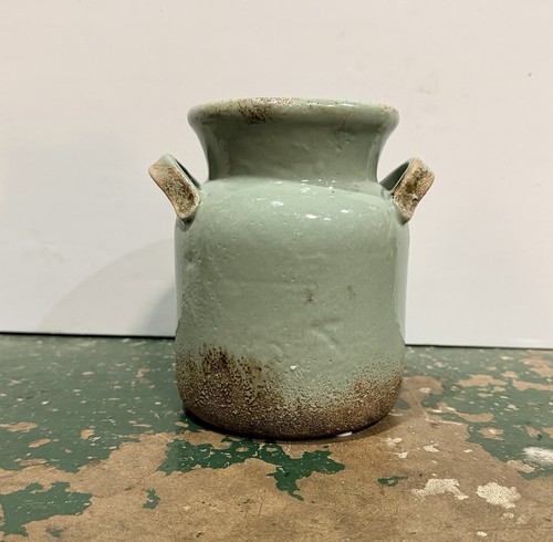Ceramic rustic farmhouse vase - rustic,