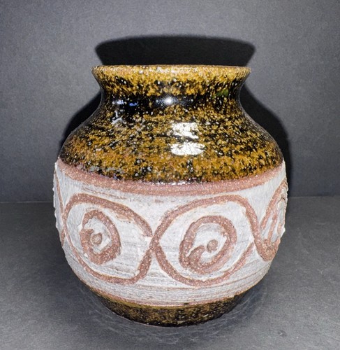 Pottery studio art vase - pottery,