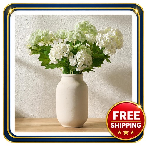 Ceramic farmhouse flower - , vase