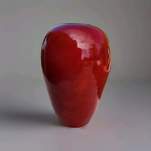 Vintage red raku studio - vintage,