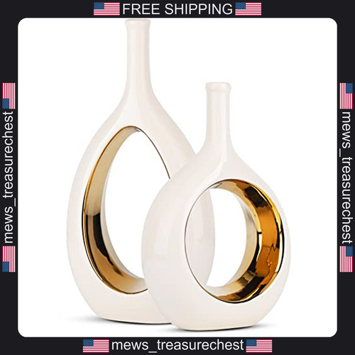Ceramic white and - white,