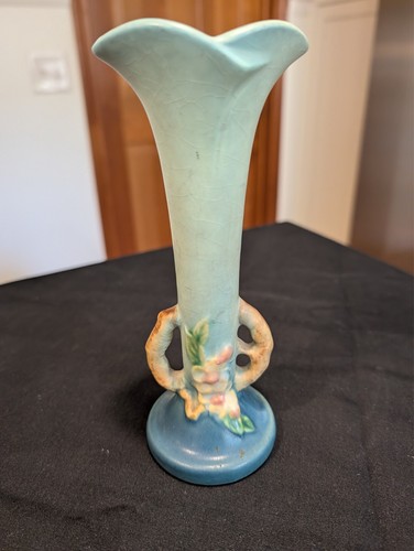 Roseville vase apple blossom - roseville,