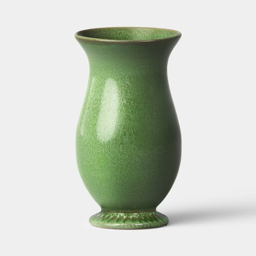 Tall reactive glaze vase - reactive,