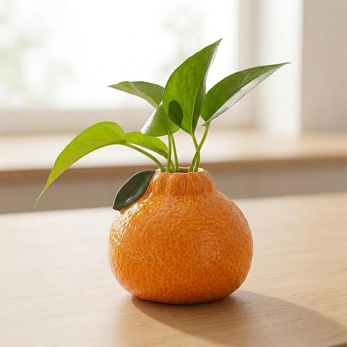 Orange design ceramic - orange,