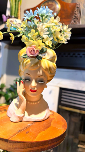 Inarco vintage ceramic lady - inarco,