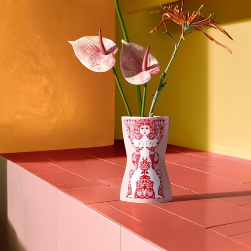 Bjorn wiinblad nina vase pink - bjorn,