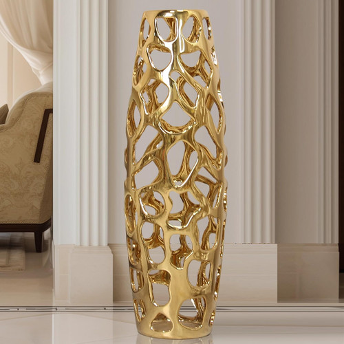 Large ceramic floor vase - large,