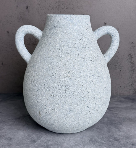 Unmarked gray textured ceramic - gray,