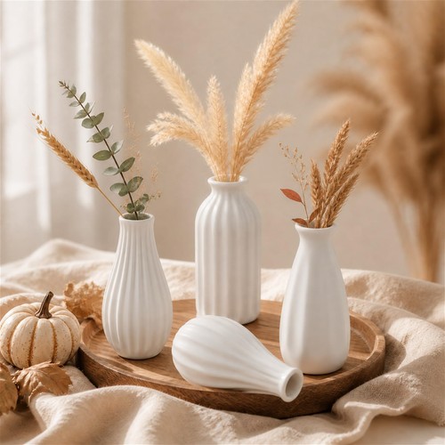 Nuptio white ceramic bud vase - nuptio,