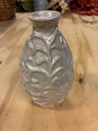Unmarked gray glossy - gray, ceramic