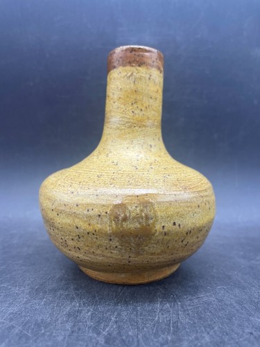 Studio art pottery vase signed - vase,