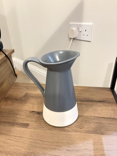Dark grey and - , vase
