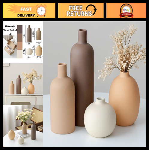 Piece modern ceramic vase - 4-piece,